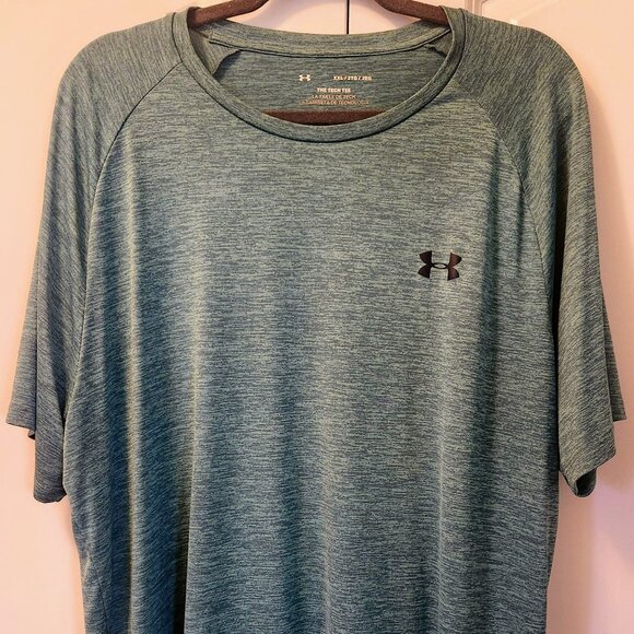 Under Armour Men’s Tech Tee Green size XXL - Picture 1 of 3